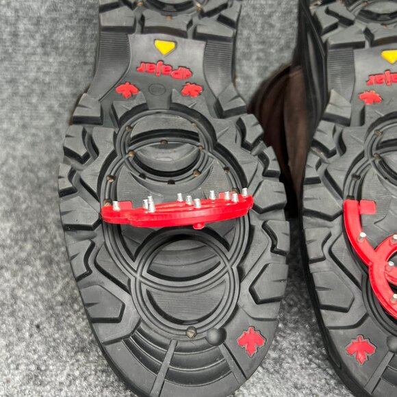 PAJAR Winter Boots Mens Size 9 Brown Leather Ice Gripper Spike Fishing Snow Cold - Picture 15 of 16